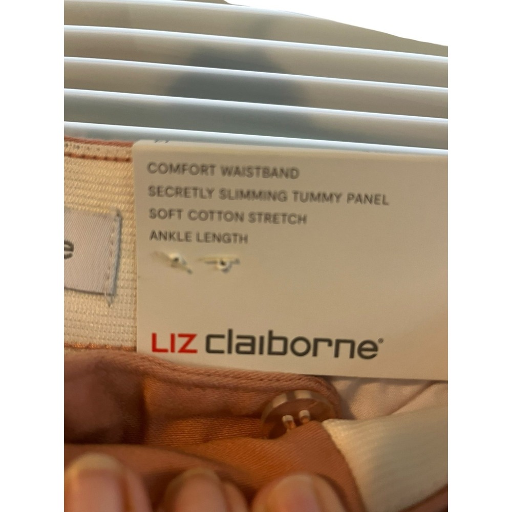 Liz Clayborn straight‎ leg ankle length size 14 women's pants - Picture 6 of 10